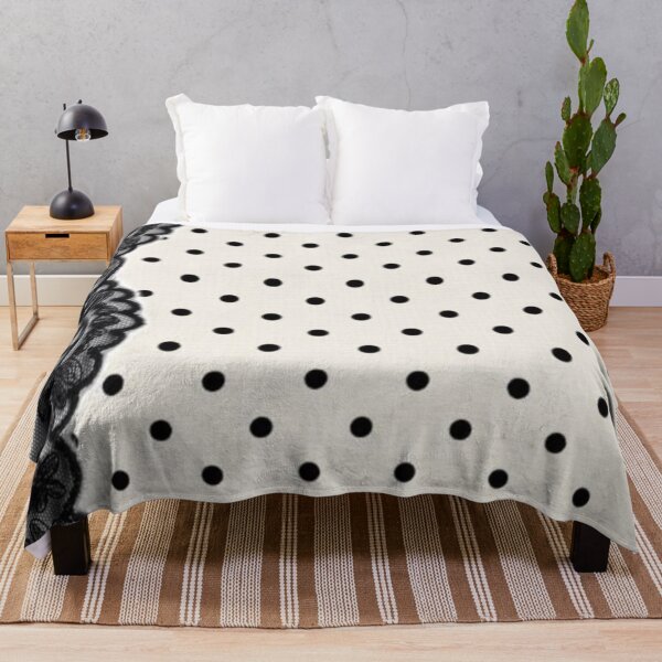 Item preview, Polka Dots and Milky Lace Elegant Pattern designed and sold by GenZINISH.