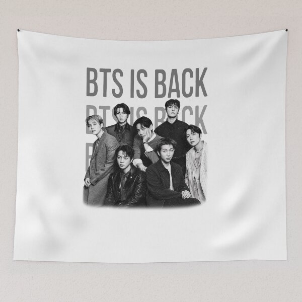 Item preview, BTS Is Back Shirt, Bangtan Boys Vintage Graphic Tee, Kpop Concert Merch, BTS Army Fan Gift Shirt, Comfort Colors Shirt designed and sold by BerryHand.