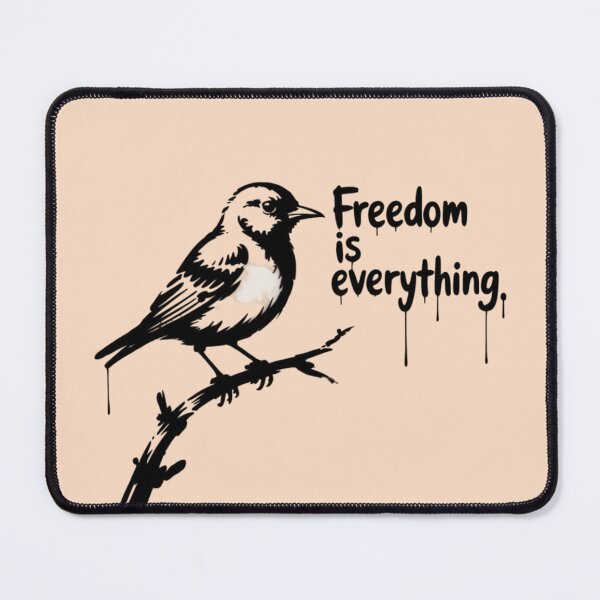 Item preview, Banksy bird - freedom is everything designed and sold by 123ks.