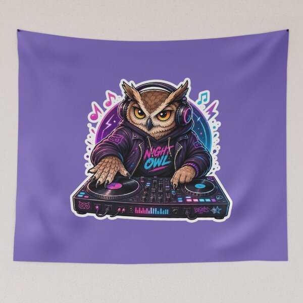 Item preview, Night Owl Beatmaster designed and sold by Safe Haven Pets.