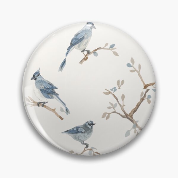 Item preview, Blue Jay – Watercolor Bird Pattern designed and sold by FawnFeatherCo.