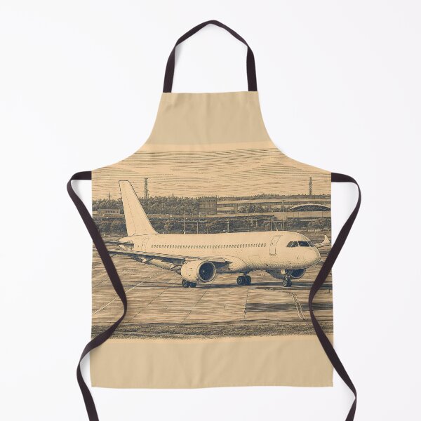Item preview, Vintage Engraving Style Passenger Jet Taxiing Illustration designed and sold by EMaviation_.