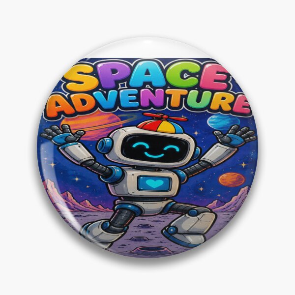 Item preview, cyber robot in space designed and sold by JMAVILA ART.