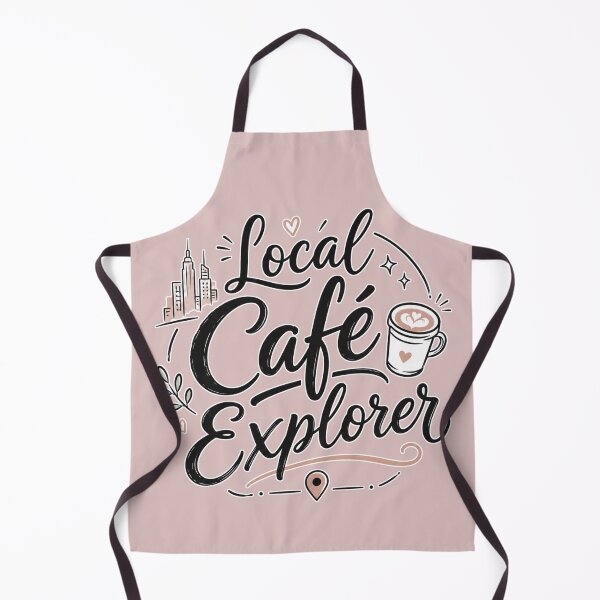 Item preview, Local Café Explorer | Coffee Lover Typography Design for Café Hoppers designed and sold by TheStephanieRome.