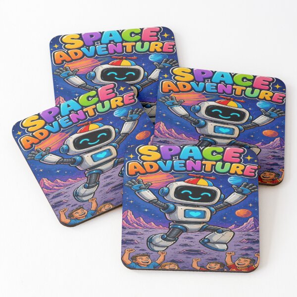 Item preview, cyber robot in space designed and sold by JMAVILA ART.