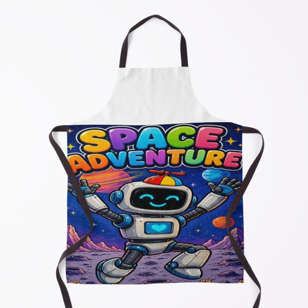 Item preview, cyber robot in space designed and sold by JMAVILA ART.