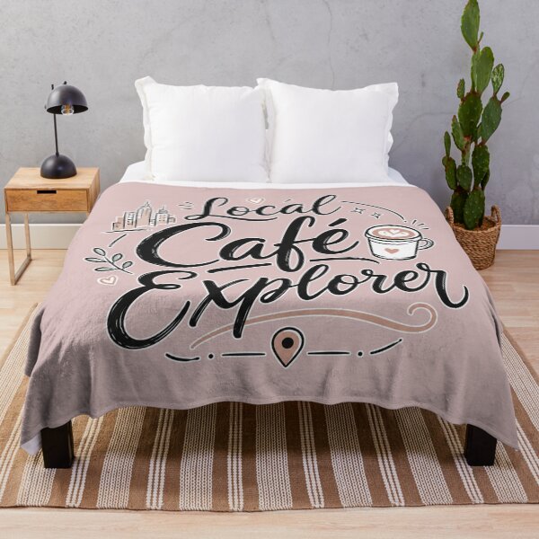 Item preview, Local Café Explorer | Coffee Lover Typography Design for Café Hoppers designed and sold by TheStephanieRome.