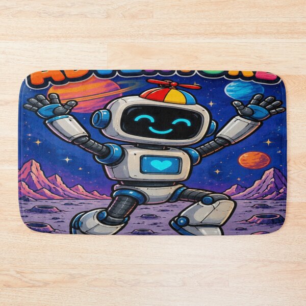 Item preview, cyber robot in space designed and sold by JMAVILA ART.
