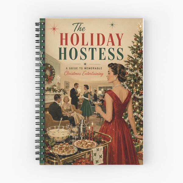 Item preview, The Holiday Hostess - Vintage 1950s Christmas Entertaining Guide designed and sold by GildedPagesCo.