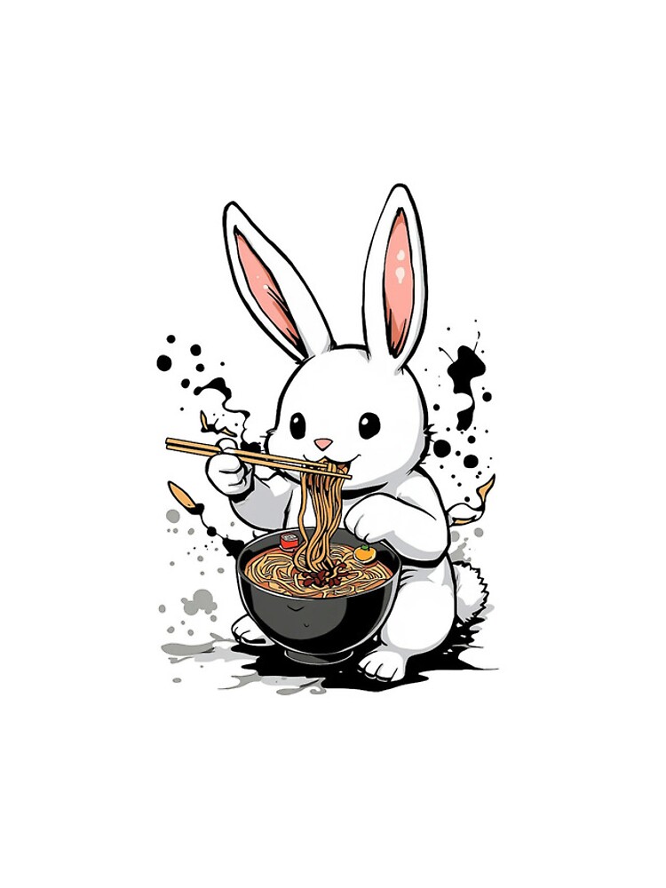 Thumbnail 4 of 4, iPhone Case, Ramen Rabbit designed and sold by Interdit.