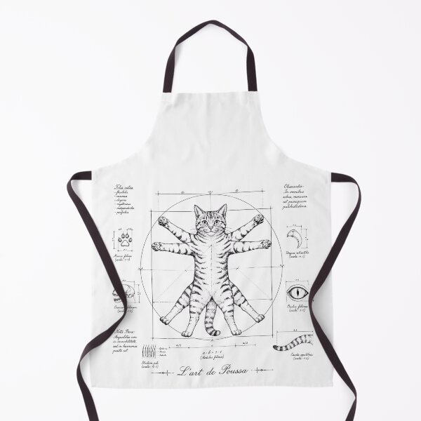 Item preview, The Art of Poussa - The Anatomical Vitruvian Cat designed and sold by Natalia-Vlad.