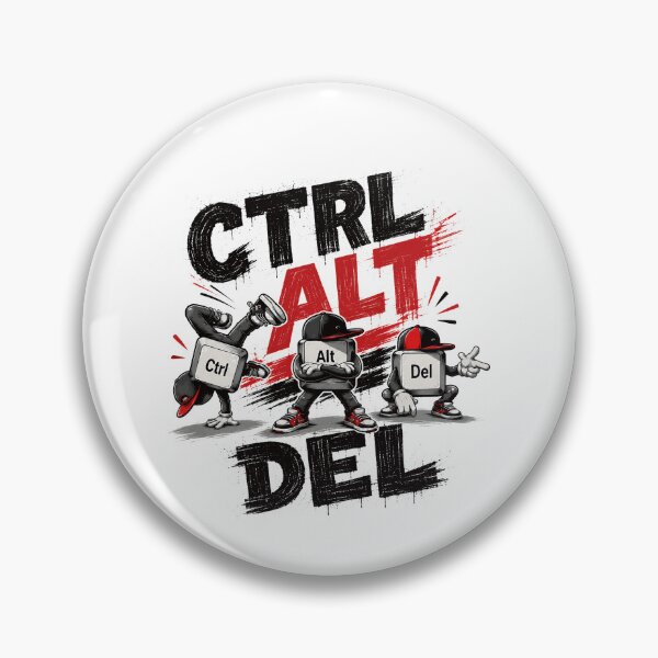 Item preview, Ctrl Alt Del Computer Programmer IT Administrator Tech Geek designed and sold by HumansStuck12.