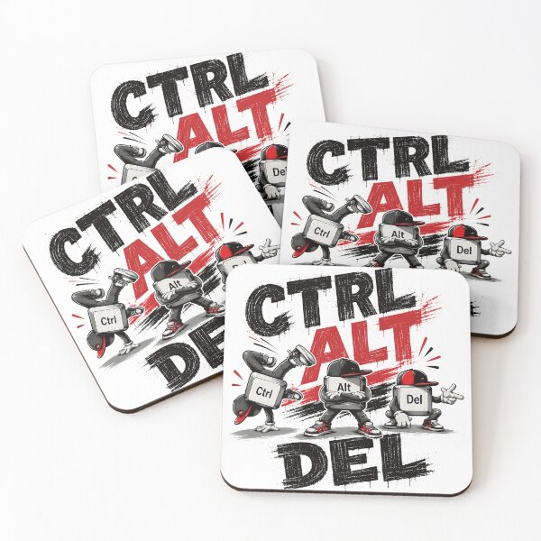 Item preview, Ctrl Alt Del Computer Programmer IT Administrator Tech Geek designed and sold by HumansStuck12.