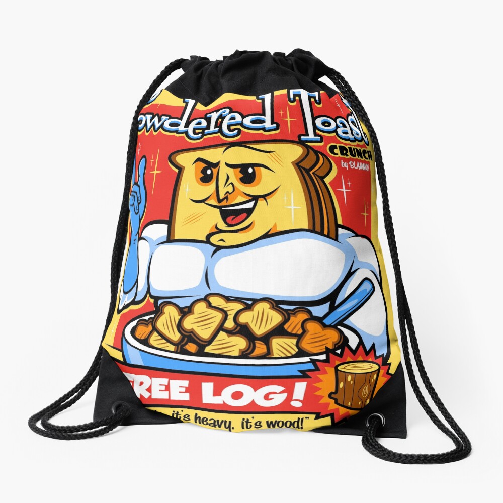 Powdered Toast Crunch Drawstring Bag