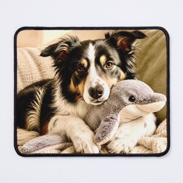 Item preview, Dog with cuddly toy designed and sold by Steffani Lehmann.