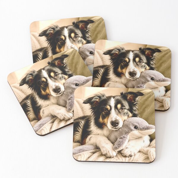 Item preview, Dog with cuddly toy designed and sold by Steffani Lehmann.