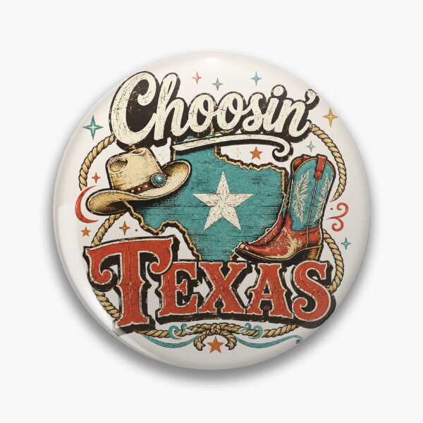 Item preview, Retro Choosin' Texas Cowboy Hat And Boots designed and sold by legendaryskins.