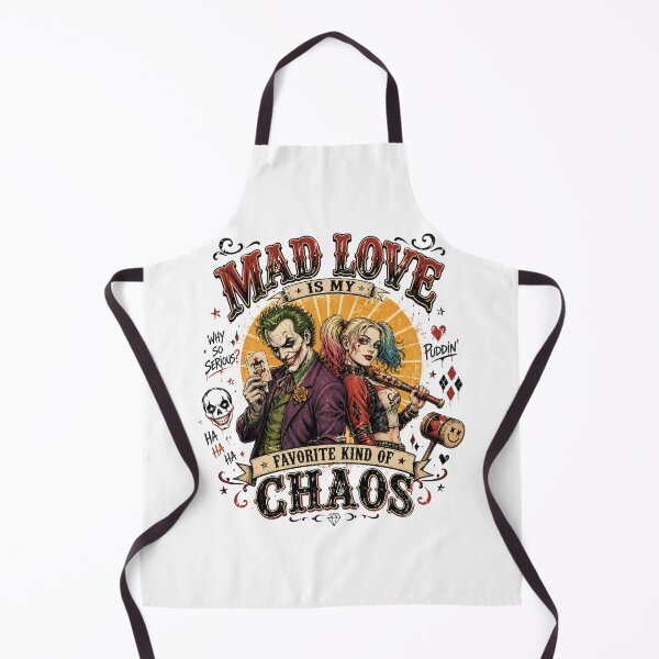 Item preview, Mad love and chaotic vibes Jocker and Harley Queen designed and sold by UnoqueVintage.