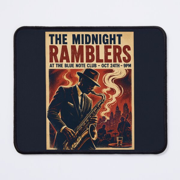 Item preview, Vintage Blues and Jazz Poster designed and sold by GoodOldVintage.