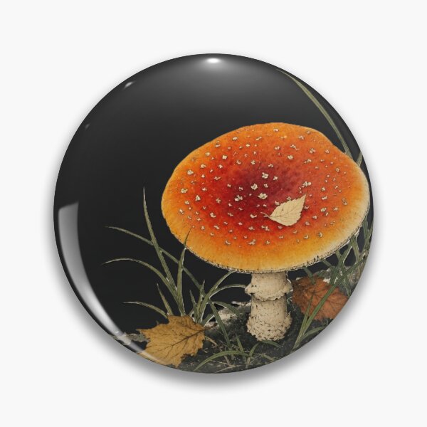 Item preview, Whispering Forest Mushroom Illustration designed and sold by 63Hotpeppers.