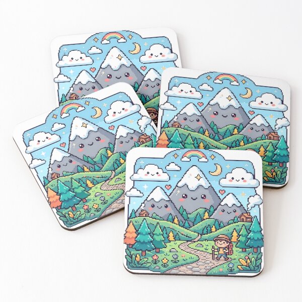 Item preview, pixel mountains designed and sold by luynin12.