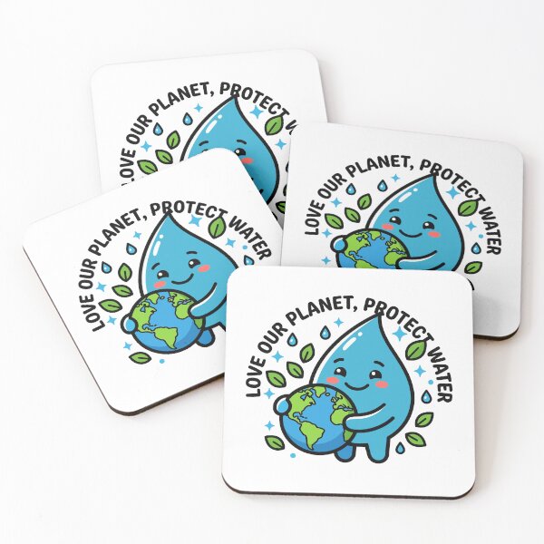 Item preview, Love Our Planet Protect Water Eco Awareness designed and sold by Nuvoro Eco Awareness.