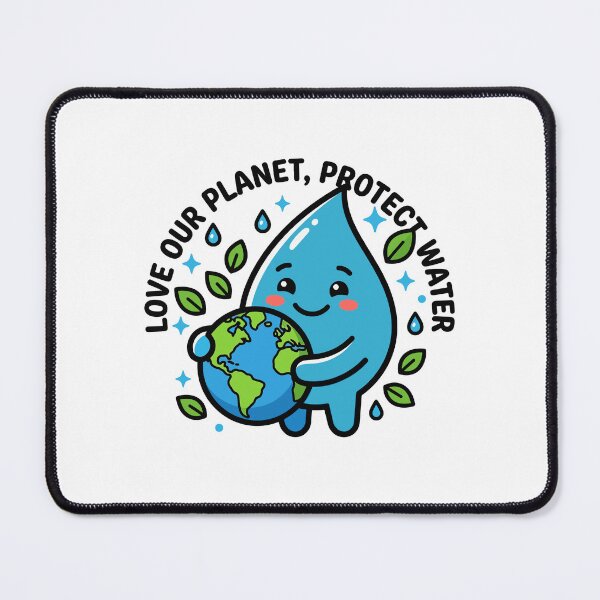 Item preview, Love Our Planet Protect Water Eco Awareness designed and sold by Nuvoro Eco Awareness.
