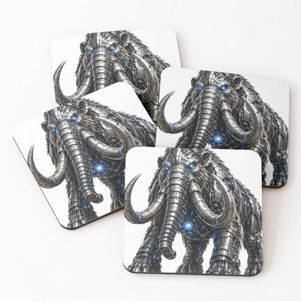 Item preview, Steel Mammoth V5 – Mechanical Cyber Mammoth | Industrial Ice Age Beast designed and sold by SteelCoat Studio.