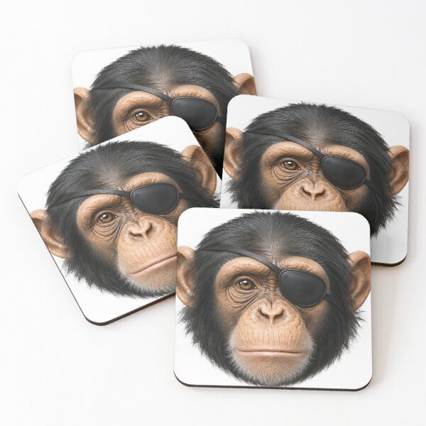 Aperçu de l'œuvre Portrait réaliste d'un chimpanzé créée et vendue par karlosss.