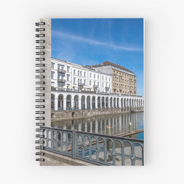 Item preview, Hamburg War Memorial Overlooking Alster Canal and Arcade designed and sold by jrtwynam.