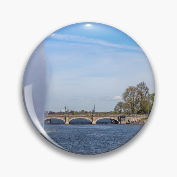 Item preview, Lombard Bridge and Alster Fountain in Hamburg, Germany designed and sold by jrtwynam.