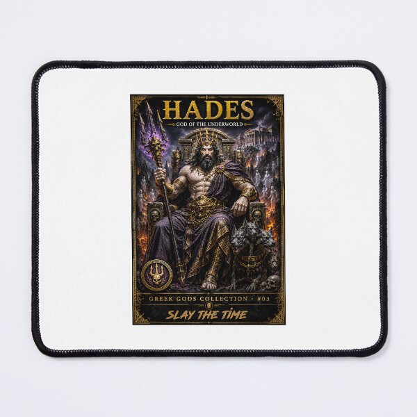 Item preview, Hades God of the Underworld | Greek Mythology Dark Fantasy Poster | Cerberus Collectible Art | Greek Gods Collection #03 | Slay The Time designed and sold by SLAYTHESPACE.