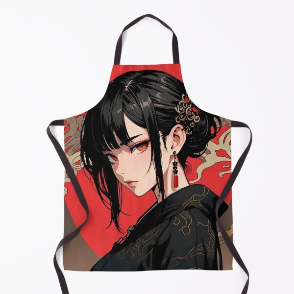 Item preview, Elegant Gothic Kimono Girl | Japanese Anime Aesthetic Digital Art designed and sold by Dyan4.