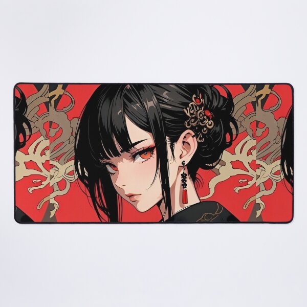 Item preview, Elegant Gothic Kimono Girl | Japanese Anime Aesthetic Digital Art designed and sold by Dyan4.
