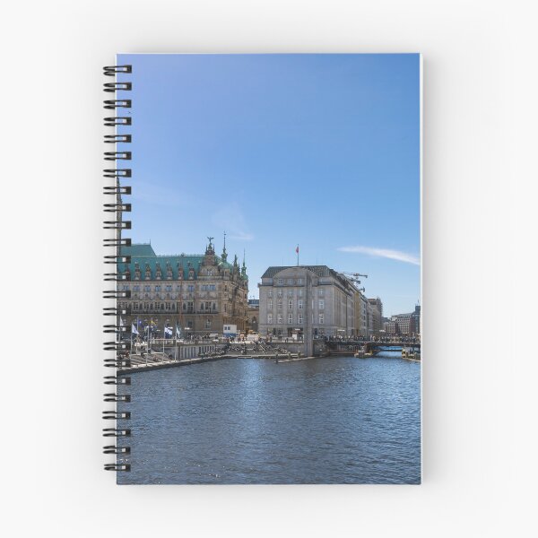 Item preview, Alster Canal View with Hamburg City Hall, Germany designed and sold by jrtwynam.