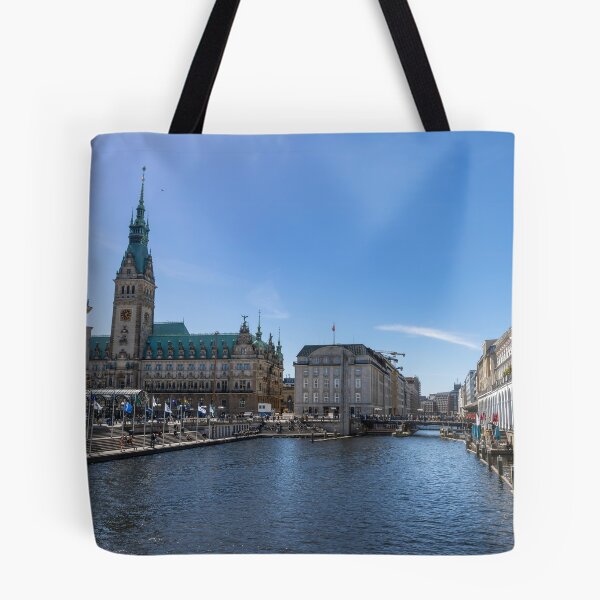Item preview, Alster Canal View with Hamburg City Hall, Germany designed and sold by jrtwynam.