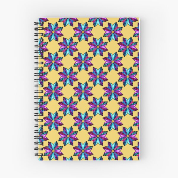 Item preview, Zentangle Flower on a Yellow Background Seamless Pattern designed and sold by dotdotsmilecreative.
