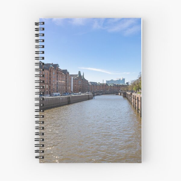 Item preview, Scenic View of Hamburg's Iconic Speicherstadt Canal designed and sold by jrtwynam.