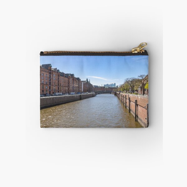 Item preview, Scenic View of Hamburg's Iconic Speicherstadt Canal designed and sold by jrtwynam.