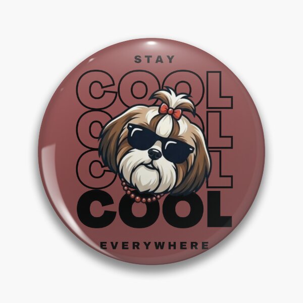 Item preview, Cool Shih Tzu Sunglasses Cute Dog Attitude Design T-Shirt designed and sold by PawsAndPallette .