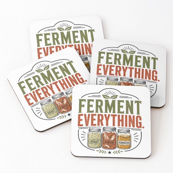 Item preview, Ferment Everything Vintage Home Fermentation Badge for Probiotic Foodies designed and sold by The Junto Shop.