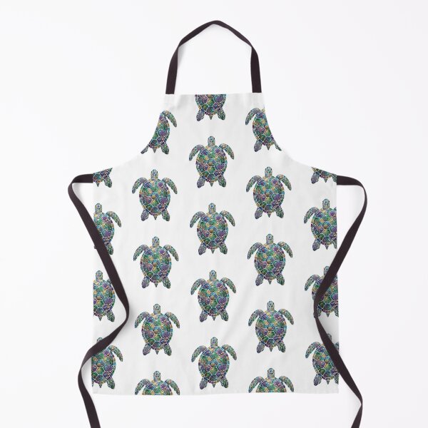Item preview, Mosaic Sea Turtle with Coral Reef Shell | Tropical Ocean designed and sold by SOUFIANE1991.