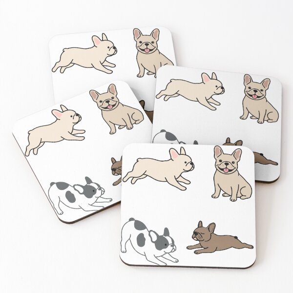 Item preview, ​Simple French Bulldog Sticker Sheet  designed and sold by SatyaYug.