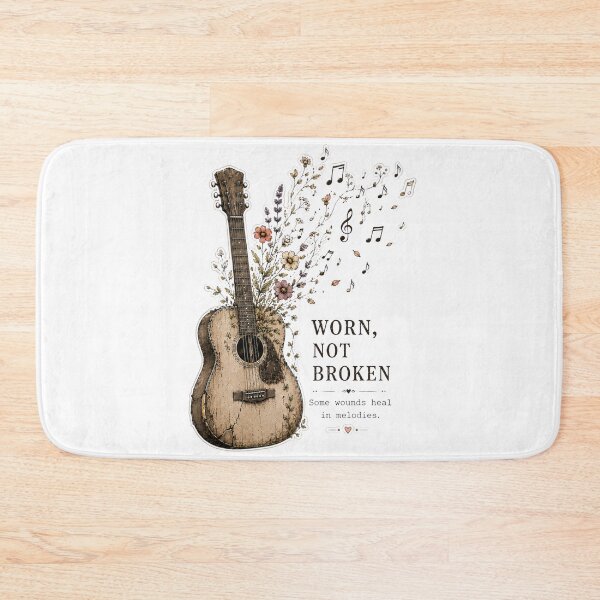 Item preview, Vintage Floral Guitar Art | Acoustic Guitar Design | Music Lover Gift designed and sold by Desvyn.