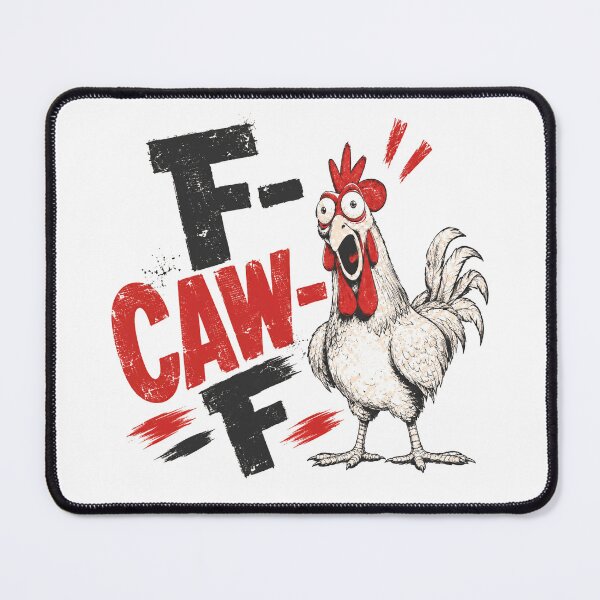 Item preview, F-CAW-F Funny Rooster Chicken Lover Farm Humor designed and sold by HumansStuck12.