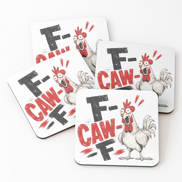 Item preview, F-CAW-F Funny Rooster Chicken Lover Farm Humor designed and sold by HumansStuck12.