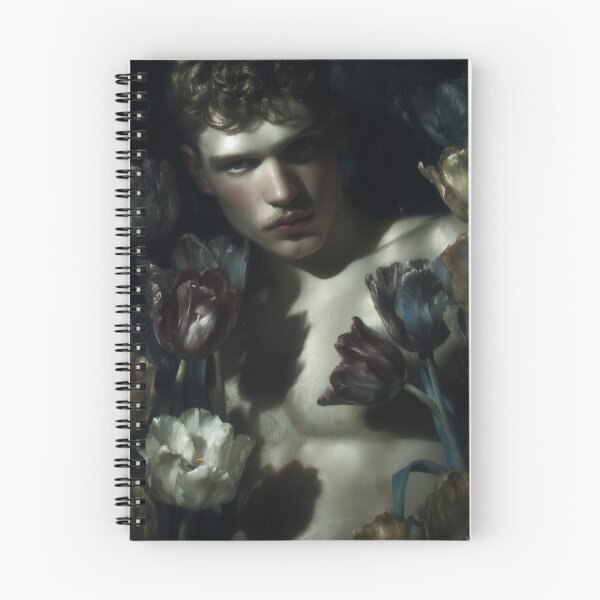 Item preview, Maarten in Twilight Tulips Portrait designed and sold by AquariusCr8iv.