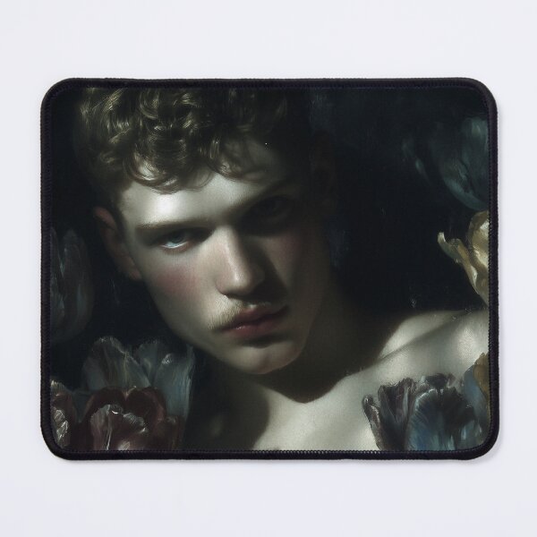 Item preview, Maarten in Twilight Tulips Portrait designed and sold by AquariusCr8iv.