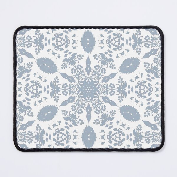 Item preview, Blue Vintage Kaleidoscope Damask Pattern designed and sold by FawnFeatherCo.
