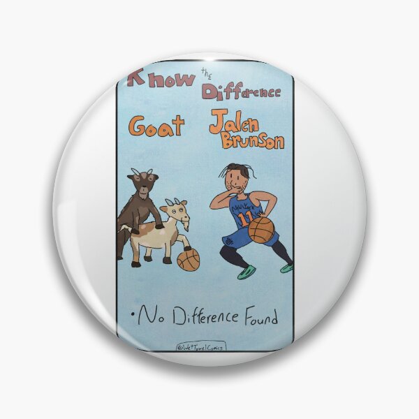 Item preview, Jalen Brunson GOAT designed and sold by WetTowelComics.